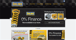 Desktop Screenshot of ohlinscoilovers.co.uk